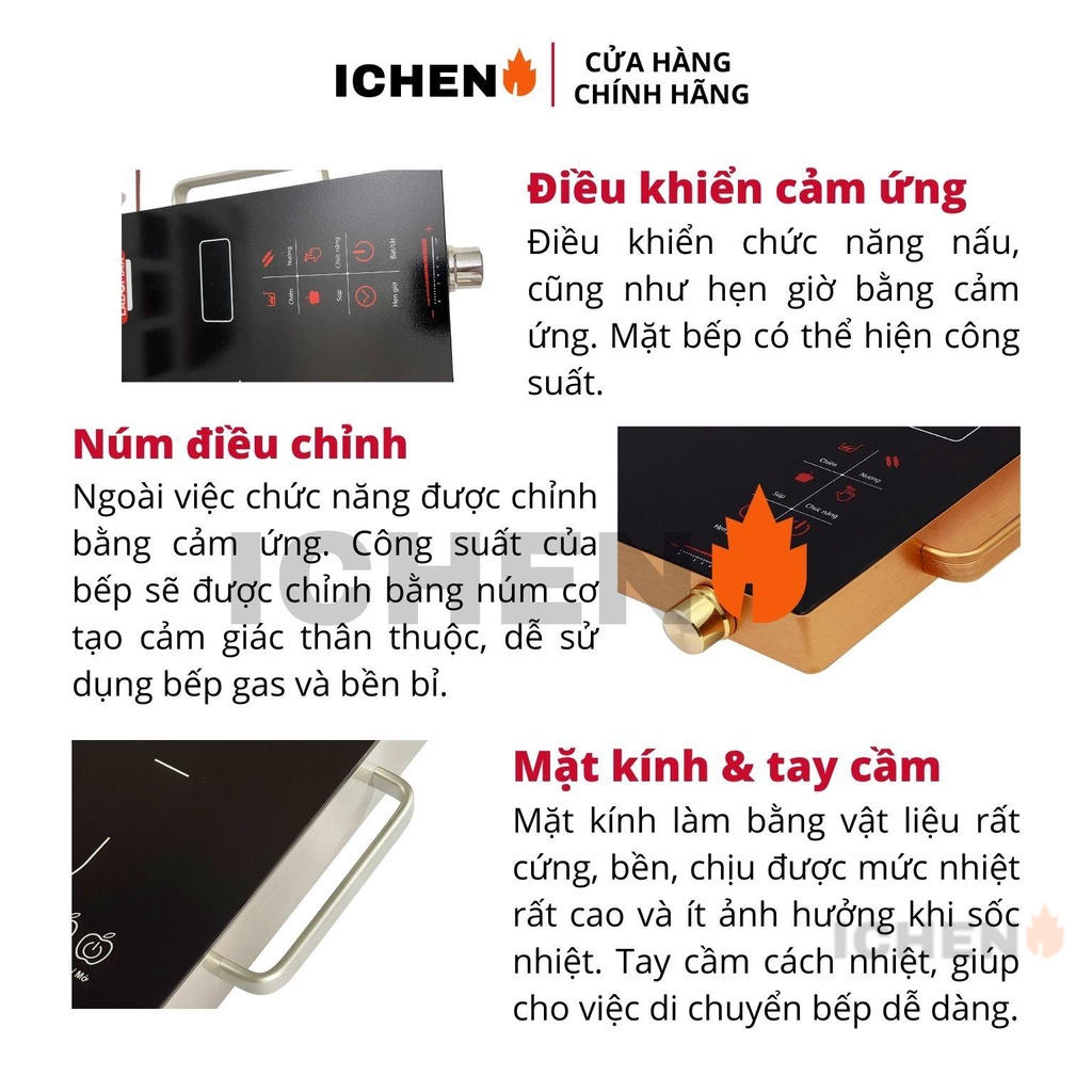 Bếp hồng ngoại đơn không kén nồi công suất 2200W, bếp điện hồng ngoại Ladomax HA-666