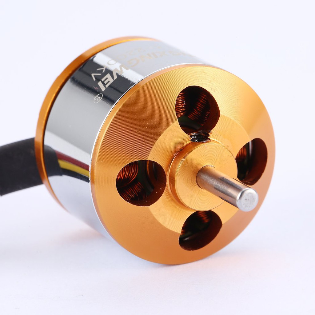 【điều khiển từ xa8/5】DXW A2212 2200KV 2-3S Outrunner Brushless Motor for RC Fixed Wing Airplane