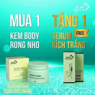 Kem body Rong Nho tặng serum [Tuyệt phẩm từ Acne Doctor]