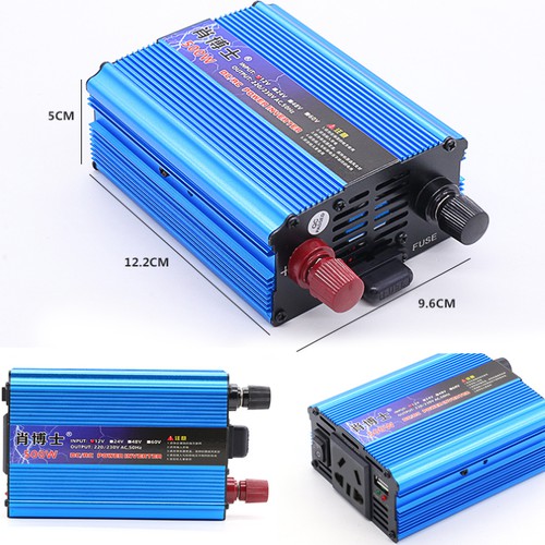 BỘ CHUYỂN ĐỔI ĐIỆN INVERTER 12V DC LÊN 220V-1200W 500W