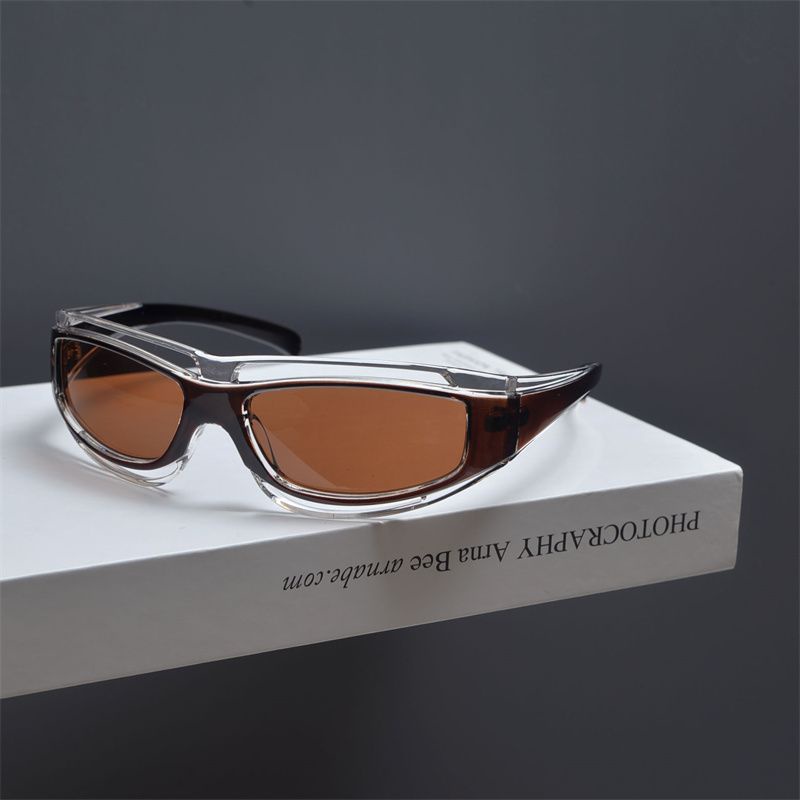 Kính Mát Lái Xe Một Mắt Gọng To y2k y2k Phong Cách Hip Hop Punk