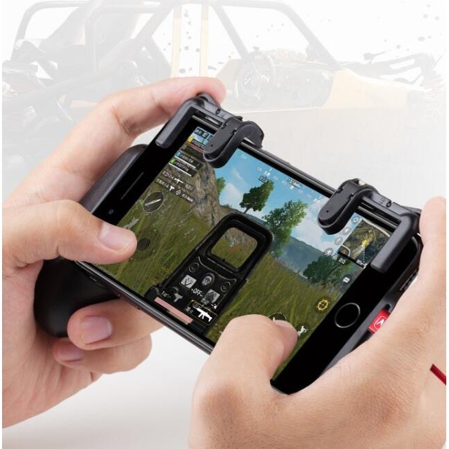 Mobile Gamepad Phone Handle Bracket Grip Holder PUBG Trigger