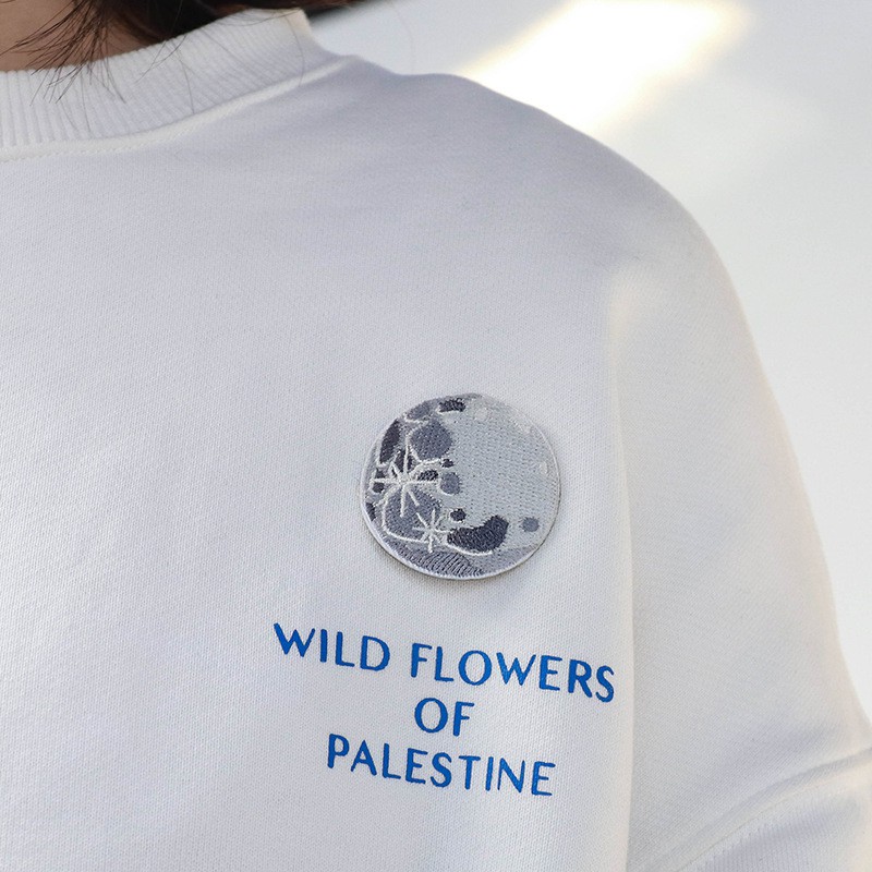 Sticker Dán Ủi Phi Hành Gia, Mặt Trăng Dễ Thương