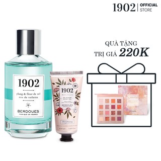 Bộ Sản Phẩm Nước Hoa Ngọc Lan Tây Và Gel Tắm Nuôi Dưỡng Làn Da Berdoues 1902 Và Quà Tặng Bảng Màu Mắt