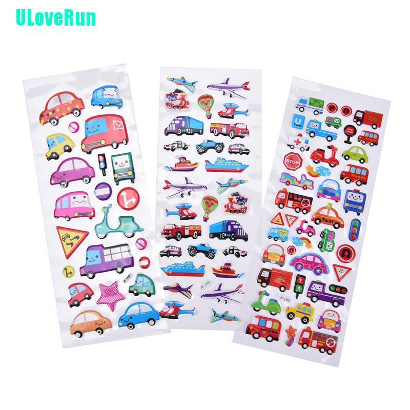 Set 2 Sticker Hoạt Hình Dán Trang Trí Sổ Tay Nhật Ký