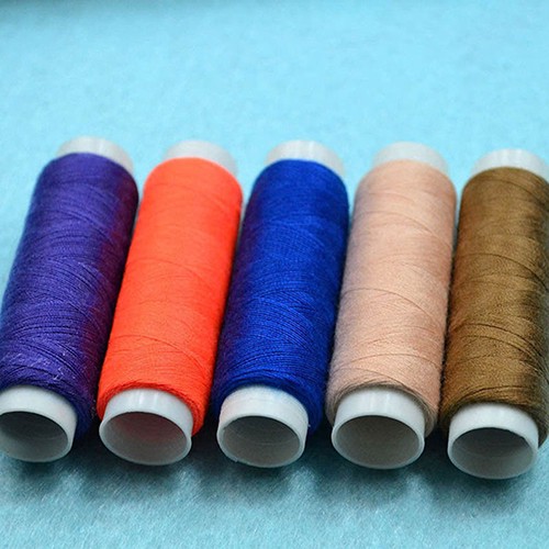 Set 39 cuộn chỉ may đồ nhiều màu từ 100% polyester kích thước 200 yard