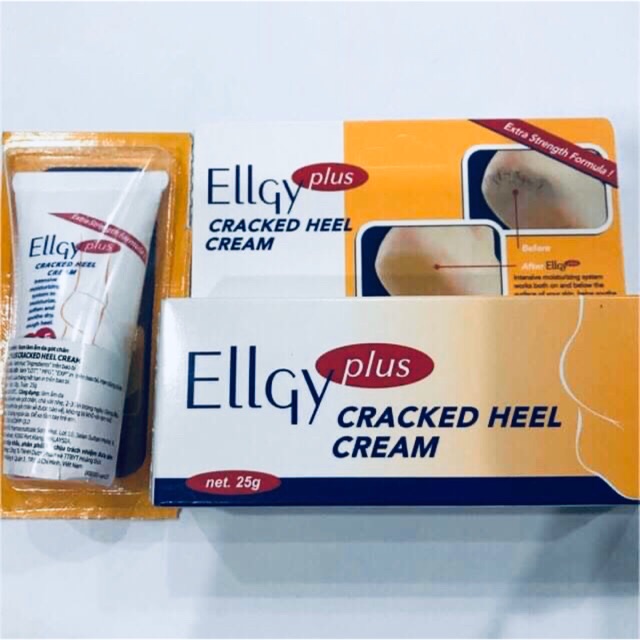 Ellgy plus Cream - kem hỗ trợ giảm nứt gót chân, làm ẩm gót chân