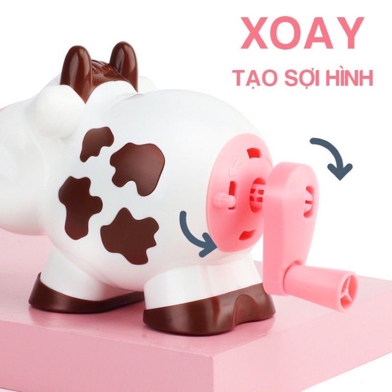 Máy làm kem,  Đất nặn bò sữa tạo hình theo khuôn ngộ nghĩnh