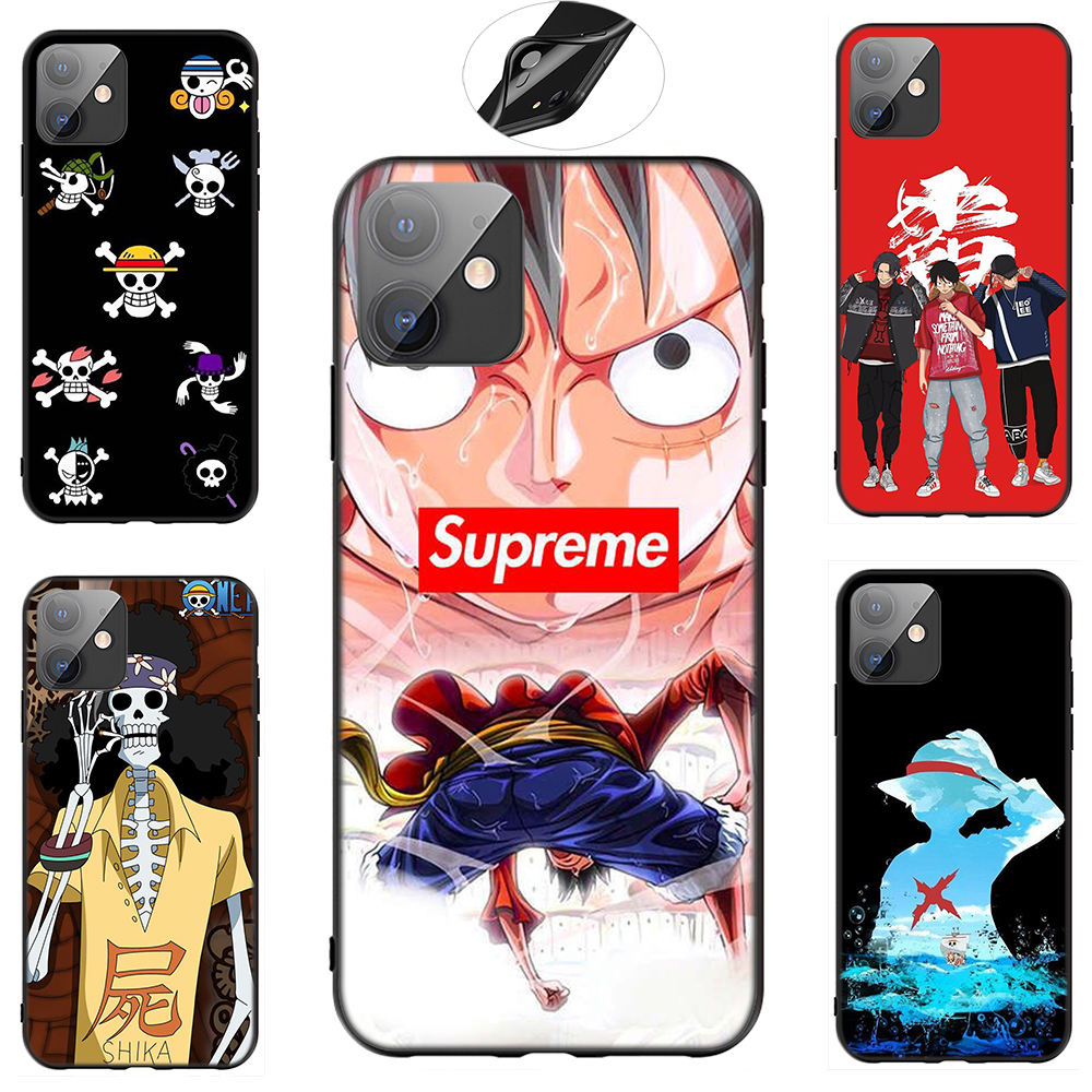 iPhone XR X Xs Max 7 8 6s 6 Plus 7+ 8+ 5 5s SE 2020 Casing Soft Case 102LU One Piece swag mobile phone case