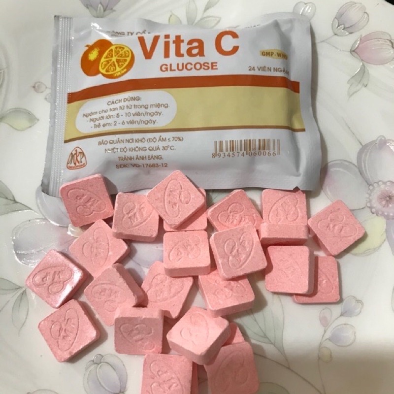Kẹo Vita C Glucose bổ sung vitamin C cho cơ thể giúp tăng sức đề kháng (date 2023) | Thế Giới Skin Care