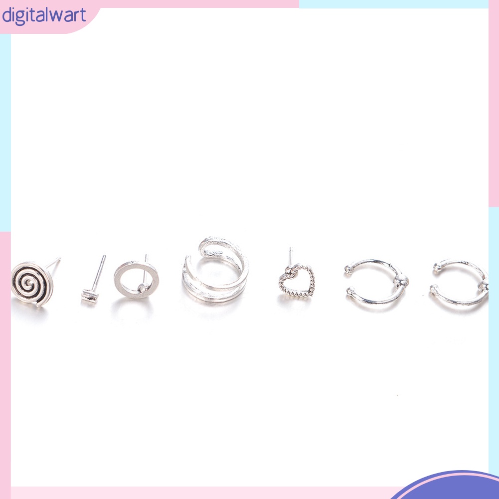 Set 7 Khuyên Tai Phong Cách Bohemian Cổ Điển Dành Cho Nữ