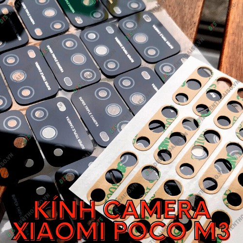 Mặt kính camera xiaomi poco m3