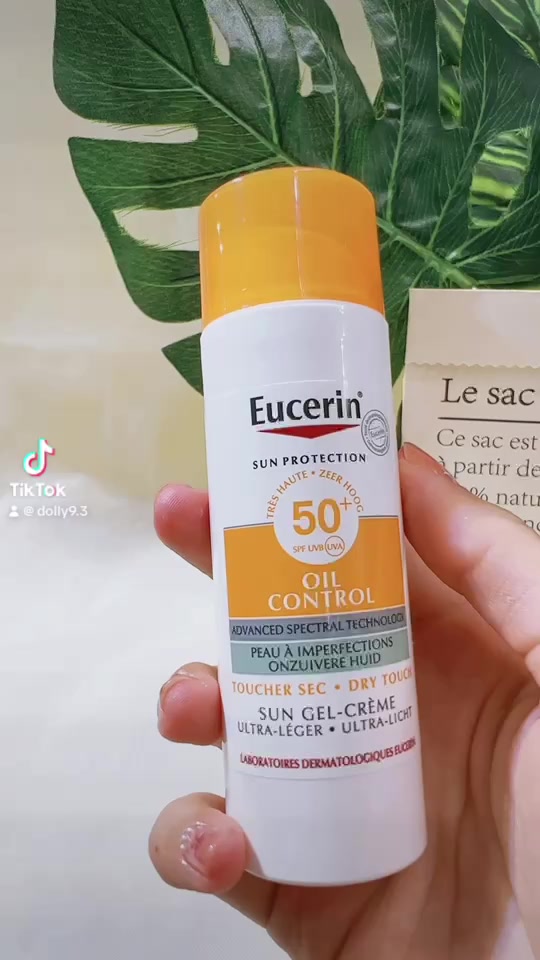 Kem chống nắng cho da nhờn mụn Eucerin Sun Gel-Cream Dry Touch Oil Control SPF50+ 50ml | BigBuy360 - bigbuy360.vn