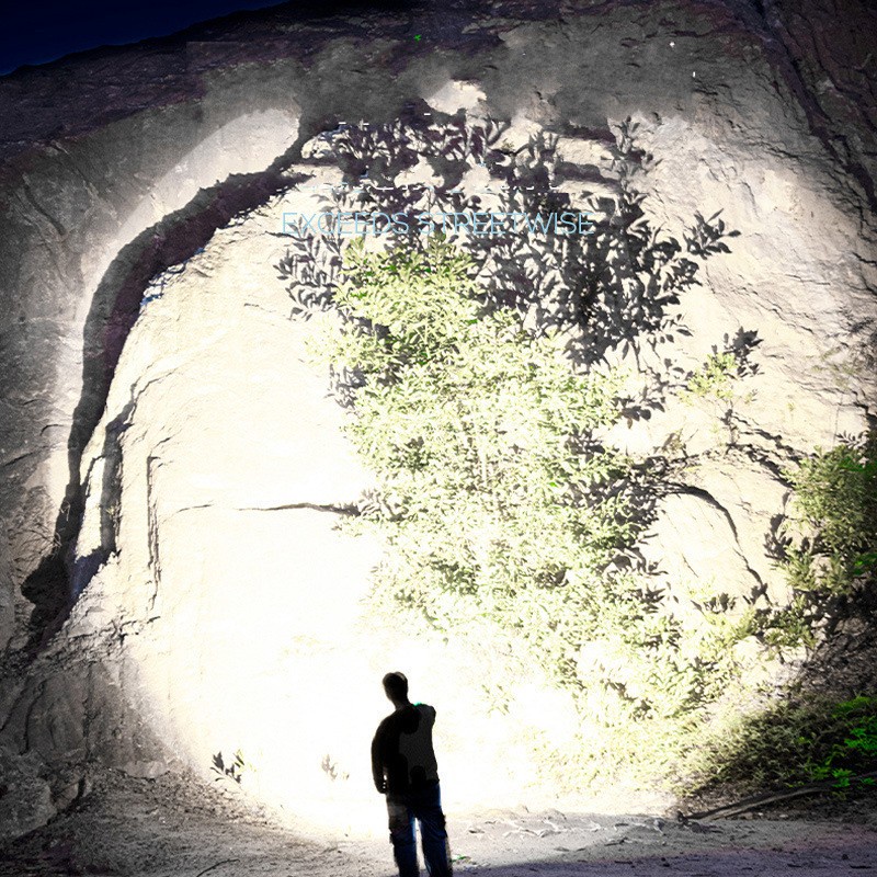 Đèn pin mini cầm tay Đèn pin có thể sạc lại USB 3 chế độ Đèn sáng có thể thu phóng để đi