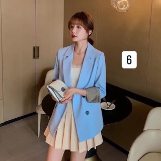 [Hàng oder 10-15 ngày về]  Áo vest nữ Blazer Hàn Quốc