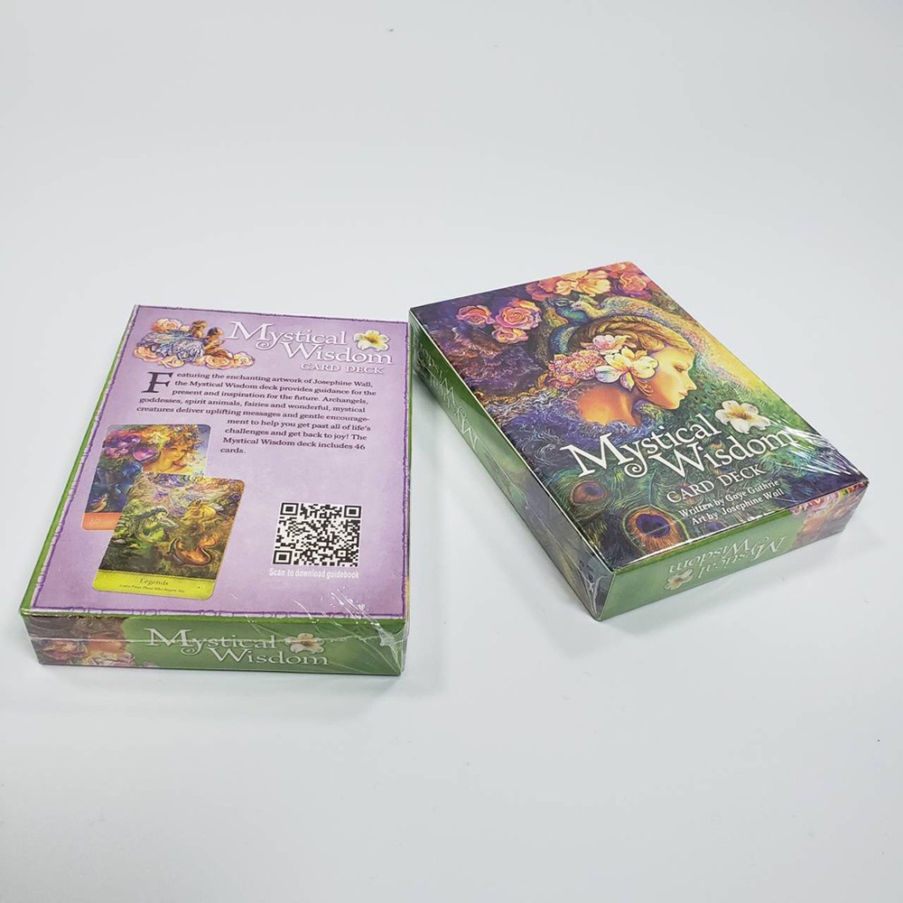 [Size Gốc] Bộ Bài Oracle Mystical Wisdom 46 Lá Bài Tặng Đá Thanh Tẩy S52