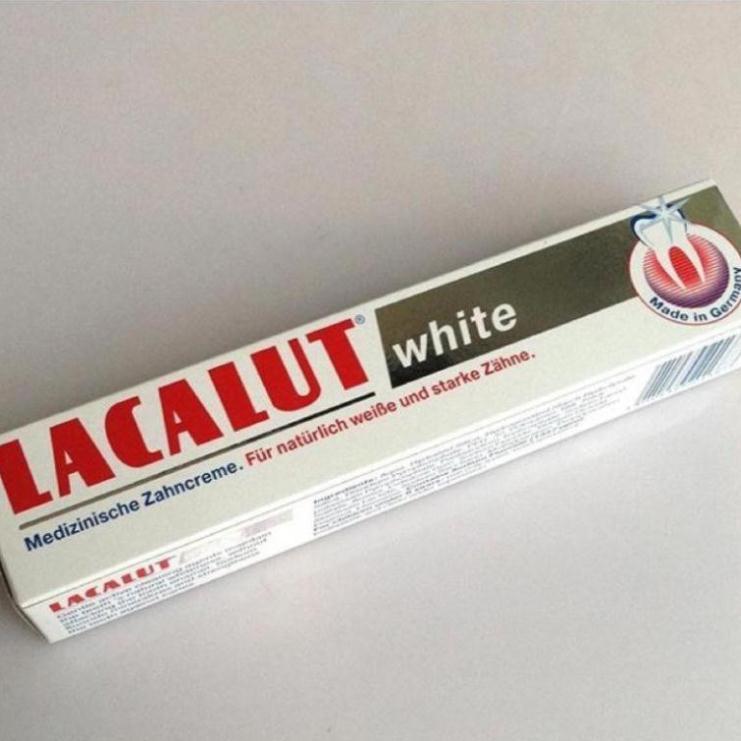 kem đánh răng LACALUT white giúp răng trắng sạch ố vàng dth94