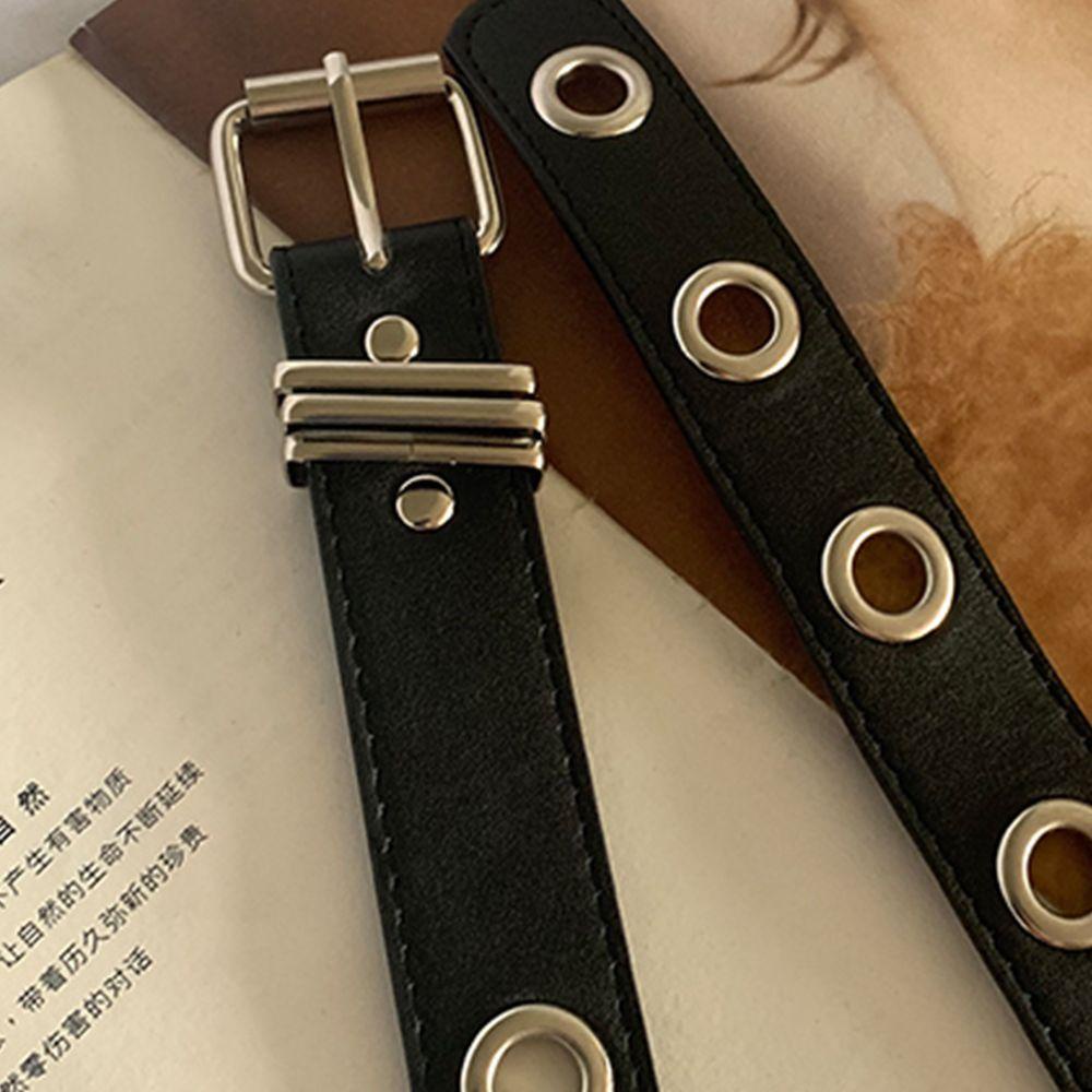 Thắt Lưng Nữ Bằng Hợp Kim Màu Trơn Phong Cách Punk Thời Trang