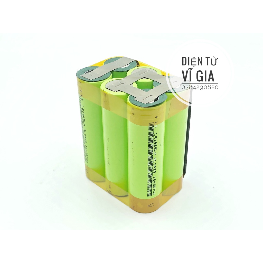 Khối pin 3S2P 12.6V có mạch 3S30A phù hợp cho nhiều loại vỏ nội địa Nhật