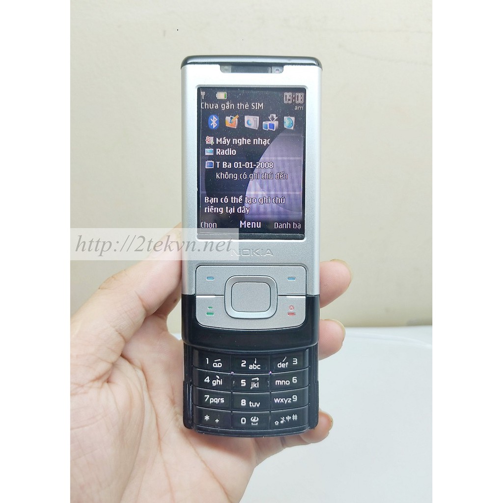 Điện thoại Nokia 6500 Slide nắp trượt chính hãng, bảo hành 1 năm