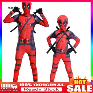 Bộ đồ hóa trang nhân vật siêu anh hùng Deadpool đáng yêu cho bé trai