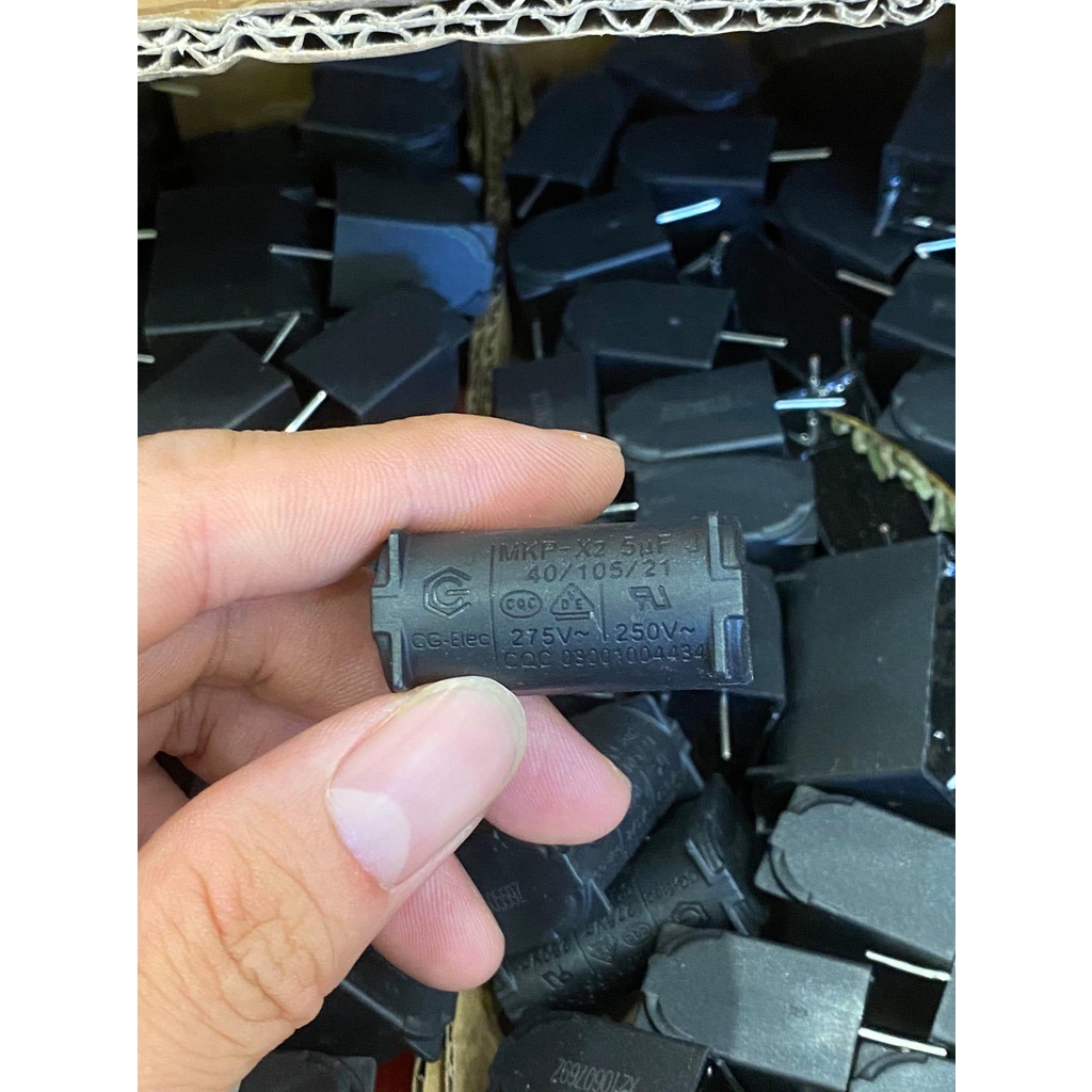 Tụ bếp từ 5UF Hàng mới chính hãng CG chất lượng tốt hơn hàng BM