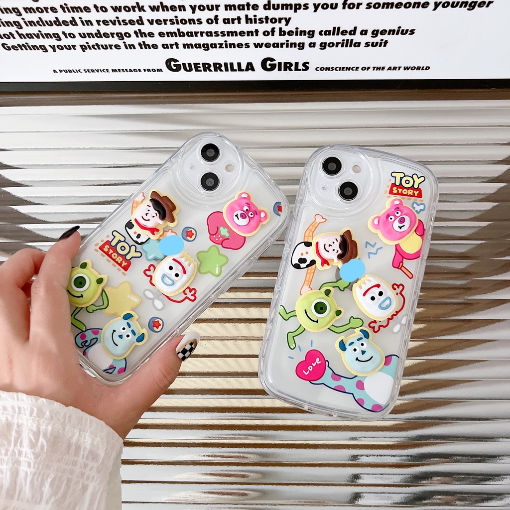 Ốp Điện Thoại Hình Gấu 3D Cho iPhone 14 / 13 / 12 / 11 / X / 8 / 7P