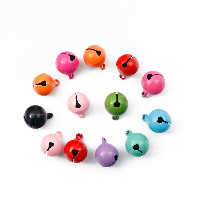 10 Chuông leng keng bằng kim loại trang trí Giáng sinh/ trang trí thủ công