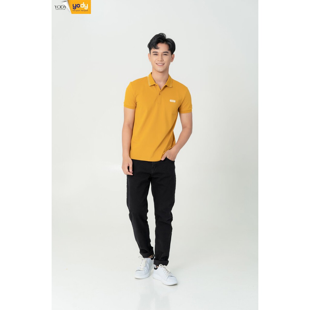 Áo Thun Polo Nam Mắt Chim Phối Bo YODY Thoáng Mát Trẻ Trung APM3299 | BigBuy360 - bigbuy360.vn