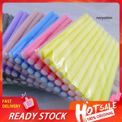 ✾Giày mf mf mf Kiểu Dáng Trẻ Trung Cá Tính✾Set 10 Thanh Xốp Mềm Hỗ Trợ Uốn Tóc Tiện Lợi