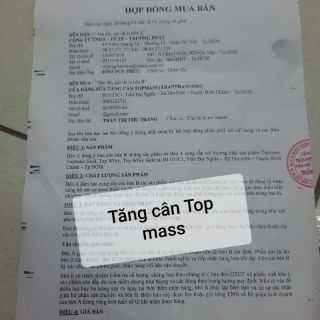 Sữa bột tăng cân Top mass gold