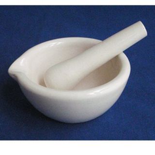 Cối sứ cỡ trung- Dụng cụ làm son cổ trang handmade