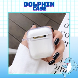 Vỏ bảo vệ AIRPODS DOLPHIN CASE bằng TPU trong suốt cho AIRPODS 1-2-PRO