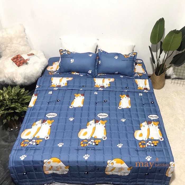 Chăn Hè Thu Trần Bông Tấm 3 Lớp Poly Cotton (nhiều mẫu)