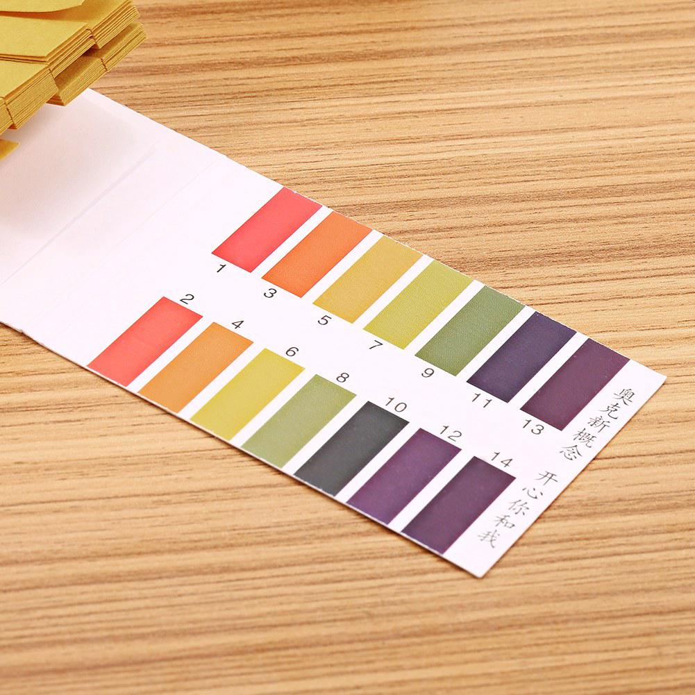 Bộ 80 miếng giấy quỳ tím thử pH