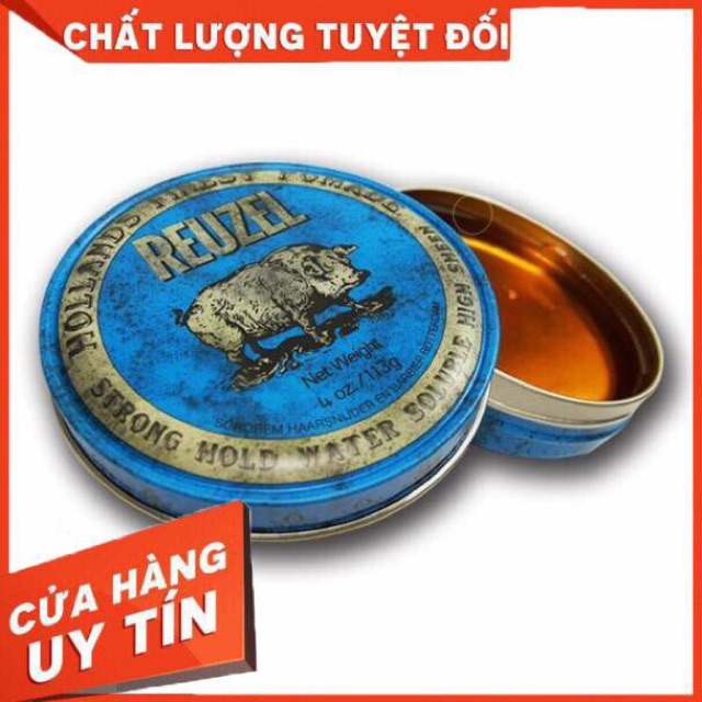 [Chính hãng] [Siêu rẻ] Sáp vuốt tóc Reuzel Blue Strong Hold Water Soluble giữ nếp cứng độ bóng cao (USA)