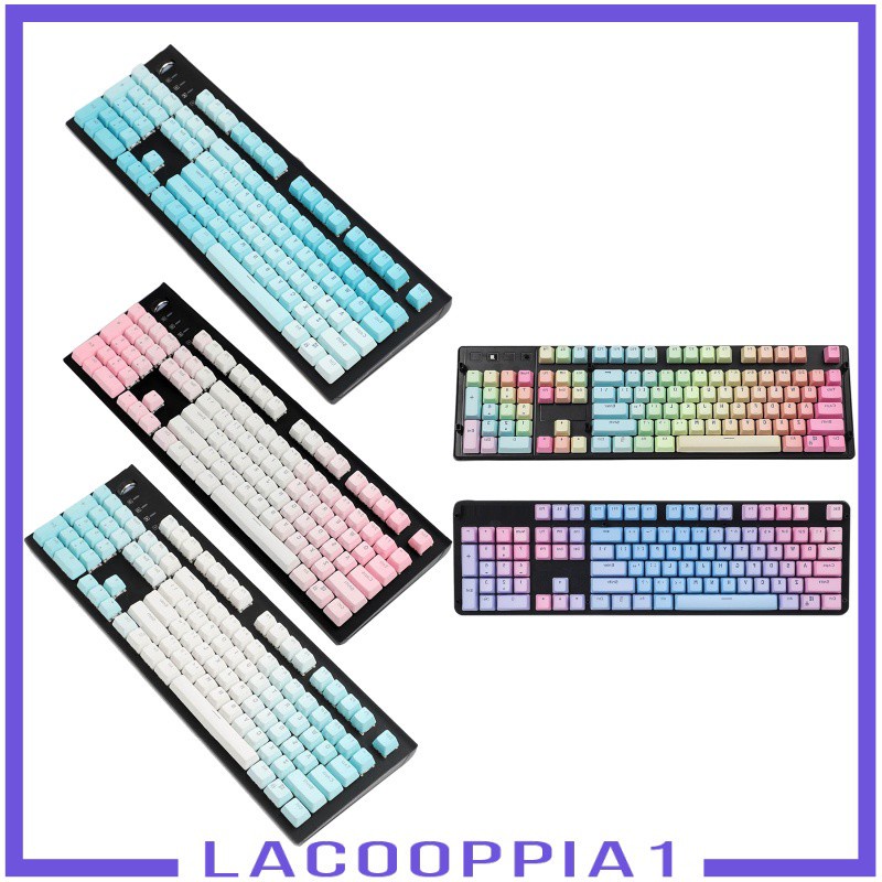 [LACOOPPIA1] 104 Keys Mechanical Switch Keyboard Keycaps PBT Keycaps