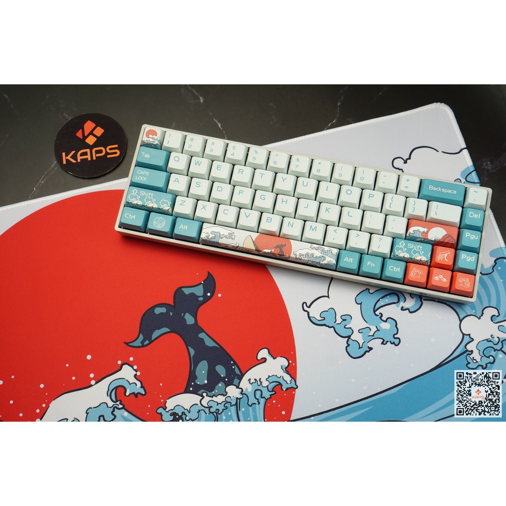 Lót bàn bàn phím CORAL SEA - Tấm lót chuột, tấm lót bàn phím cơ - Mouse pad