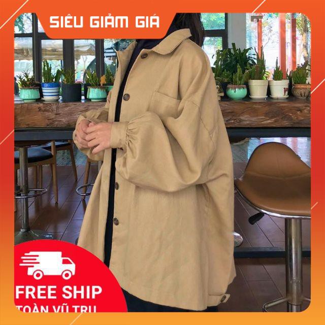 Áo Khoác kaki nút Simple jacket Unisex