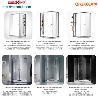 Phòng tắm vách kính EuroKing EU-4518
