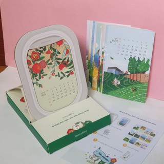 ( NEW ) Bộ lịch để bàn sáng tạo innisfree Calendar 2021