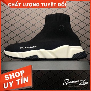 Giày thể thao speed trainer black white 2019 đen đế trắng siêu đẹp cho nam và nữ