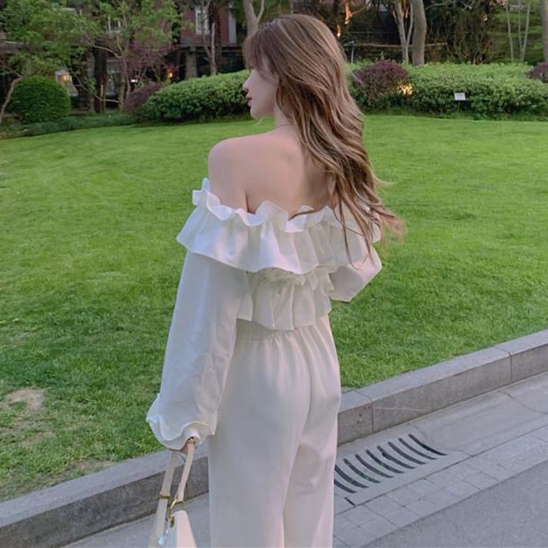 Áo trễ vai croptop bánh bèo nữ tiểu thư tay bồng HA146, áo kiểu cúp ngực bèo tầng nữ tính điệu đà