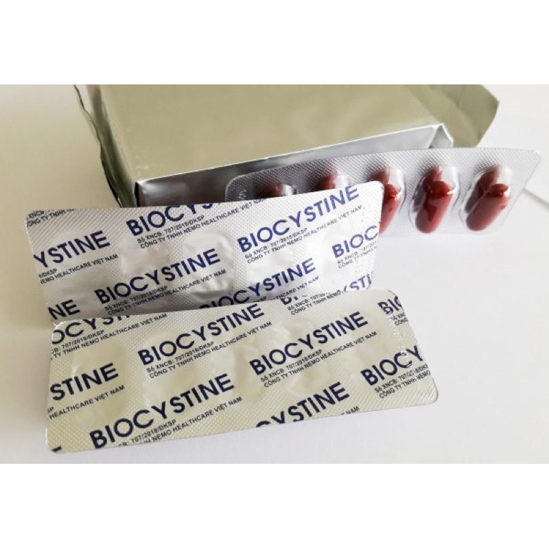 Viên uống Biocystine Đẹp Da_Chống Lão Hoá_Ngừa Rụng Tóc - Hộp 60 viên | BigBuy360 - bigbuy360.vn
