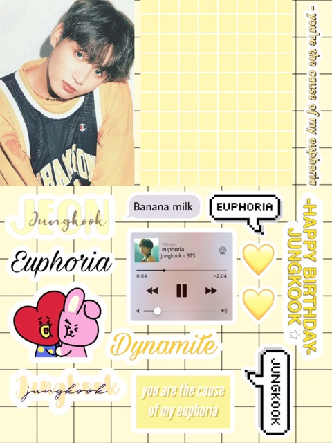 Sticker BTS - Sticker Jungkook BTS