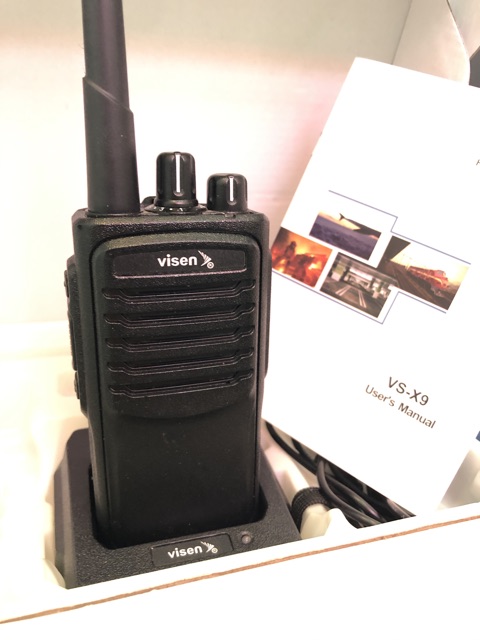 Bộ đàm cầm tay Visen VS-X9,đàm thoại 50-60 tầng nhà - Bảo hành 5 năm