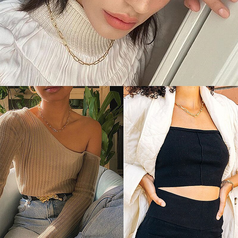 Dây chuyền choker phong cách hip hop Hàn Quốc cá tính thời trang