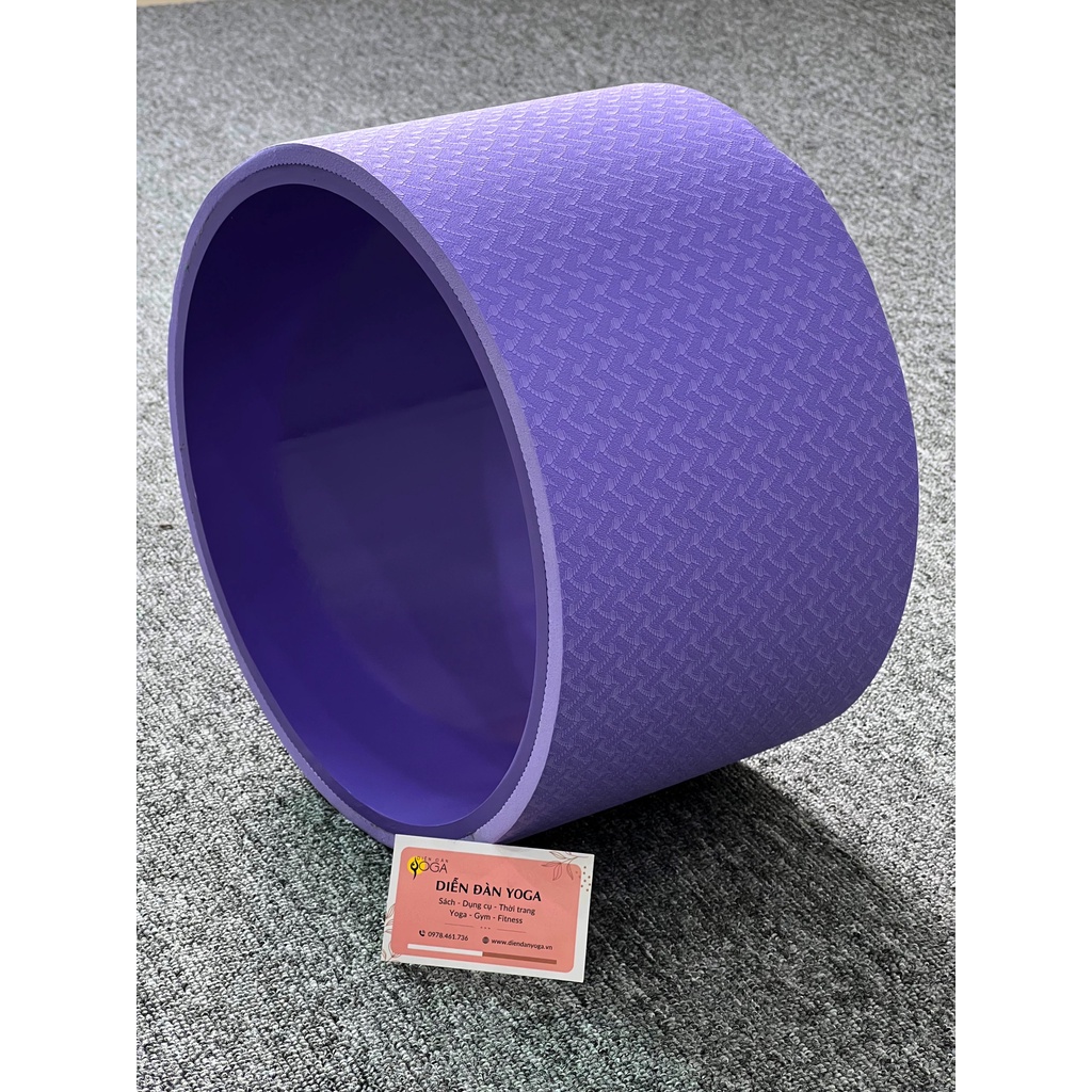 Vòng tập Yoga bản 20cm - Thư viện Yoga - Kích thước 33cm x 20cm, khung nhựa ABS chịu lực, bọc TPE 8mm
