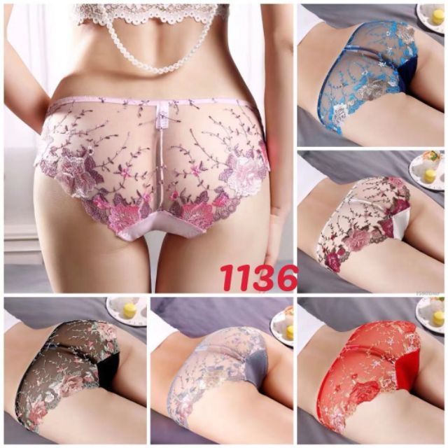 Combo 10 quần lót ren hoa hồng hàng loại đẹp siêu sexy