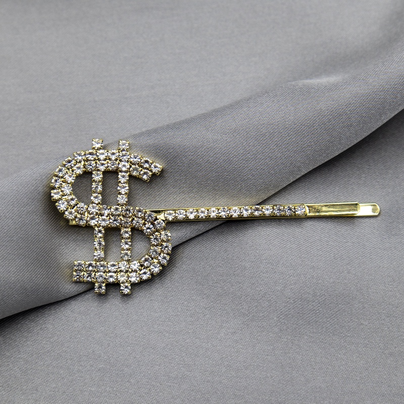 Kẹp tóc hình ký hiệu đô la thời trang Nhật Hàn cho nữ